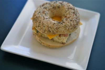 Breakfast Bagel Egg Sandwiches