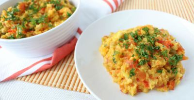Low FODMAP Slow Cooker Paella - Dump and Go Dinner