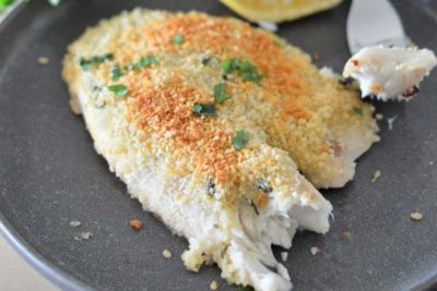 Panko Crusted Parsley and Dijon Tilapia - Dump and Go Dinner