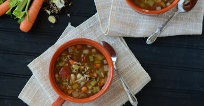 Slow Cooker Winter Minestrone - Lunch