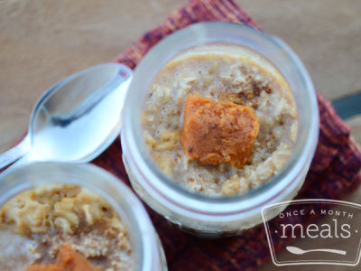 Gluten Free Dairy Free Pumpkin Overnight Oats