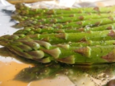 Baked Asparagus - Dump and Go