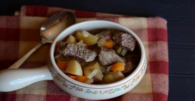 Instant Pot Apple Cider Beef Stew - Dump and Go Dinner