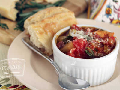 Tuscan Chicken Stew - Lunch Version