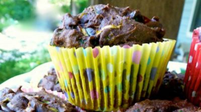 Gluten Free Dairy Free Chocolate Zucchini Muffins