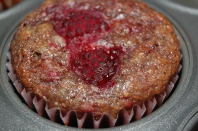 Peach Raspberry Muffins