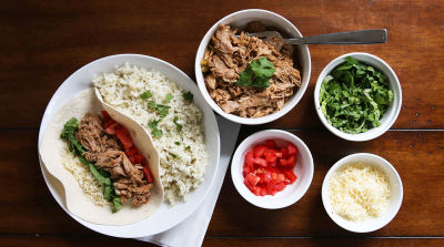 Slow Cooker Carnitas - Lunch Version