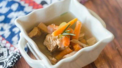 Instant Pot Turkey Soup - Dump and Go Dinner