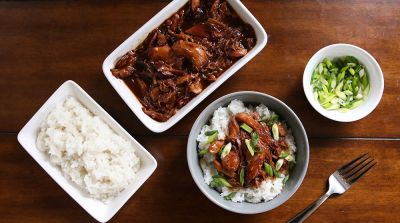 Instant Pot Honey Bourbon Chicken - Traditional - Dump and Go Dinner