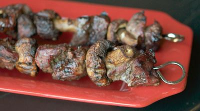 Paleo Mushroom and Steak Skewers - Dump and Go Dinner