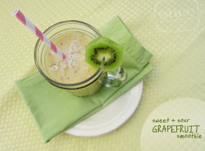 Sweet and Sour Grapefruit Smoothie