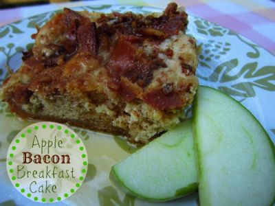 Apple Bacon Breakfast Cake