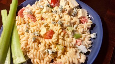 Buffalo Pasta Salad - Dump and Go Dinner