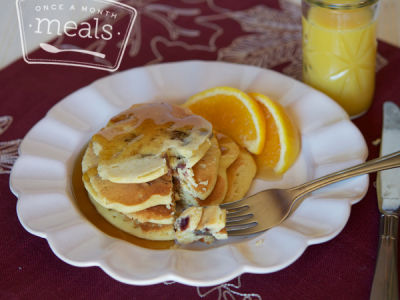 Cranberry Orange Pancakes