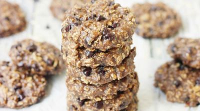 Double Chocolate Peanut Butter Protein Cookies