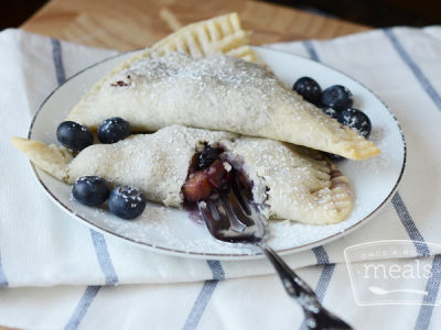 Blueberry and Peach Empanadas