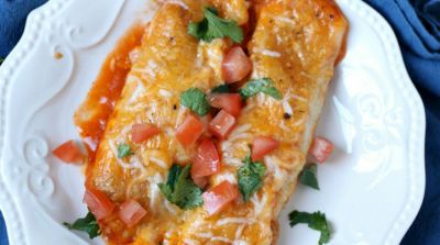 Slow Cooker Black Bean Enchiladas - Ready to Eat Dinner