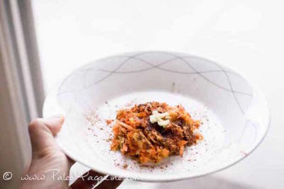 Carrot and Apple Hash with Cinnamon and Ginger