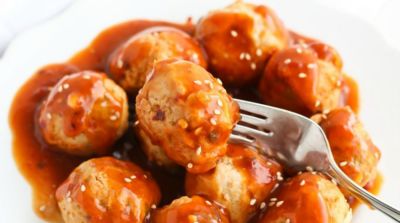 Instant Pot Kung Pao Chicken Meatballs - Lunch Version