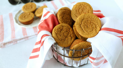 Pumpkin Pie Blender Muffins