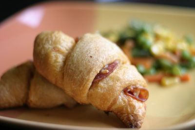 Toddler Pizza Croissants - Lunch Version