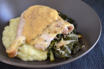 Slow Cooker Roasted Chicken and Gravy - Dump and Go Dinner