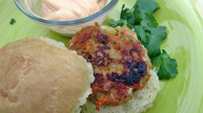 Thai Chicken Peanut Sliders - Lunch Version