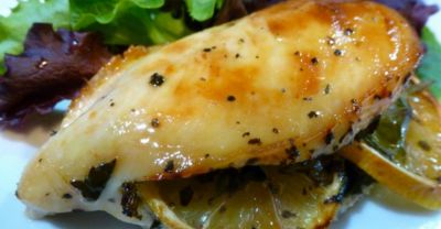 Lemon and Spinach Stuffed Chicken Breast - Dump and Go Dinner