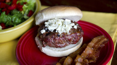 Bacon and Bleu Burgers - Dump and Go Dinner