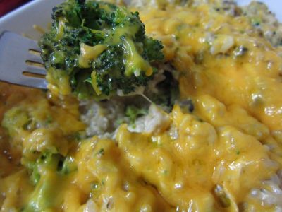 Real Chicken Broccoli Rice Casserole - Dump and Go Dinner
