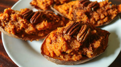 Twice Baked Sweet Potatoes