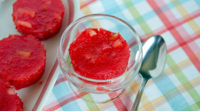 Pear Pineapple Mini Gelatin Cups