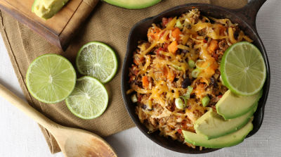 Mexican Chicken Chorizo Skillet