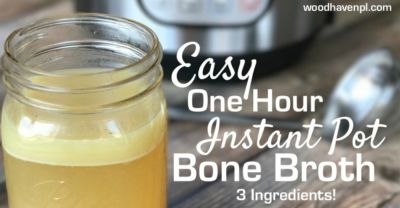 Instant Pot Chicken Broth