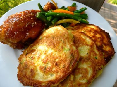 Gluten Free Dairy Free Zucchini Pancakes