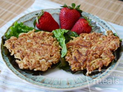 Ginger Parsnip Cakes - Lunch Version