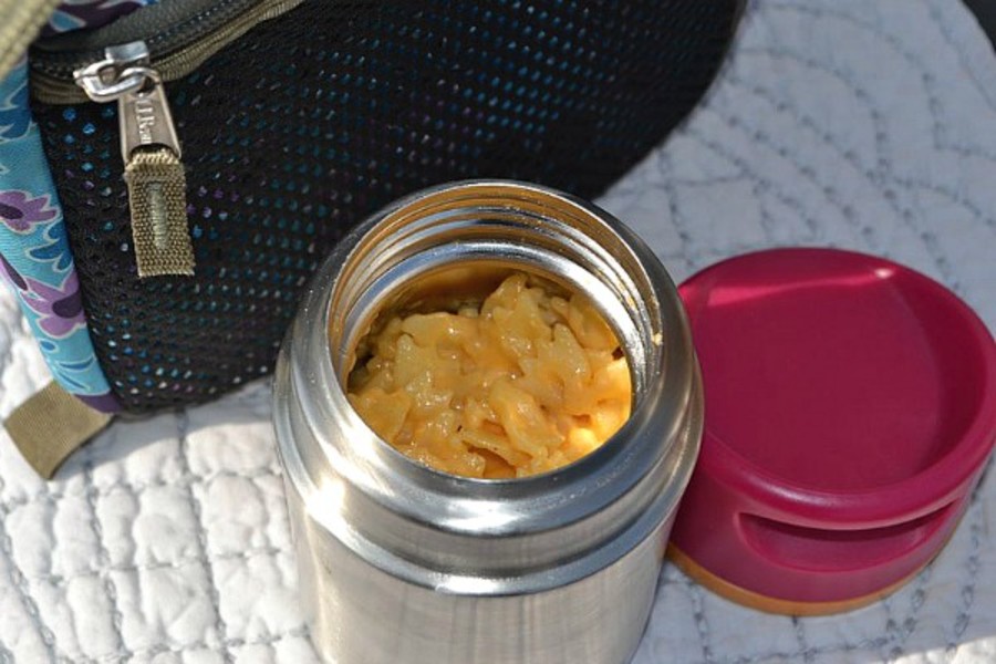 School Lunch Project: Veggie Mac & Cheese Thermos