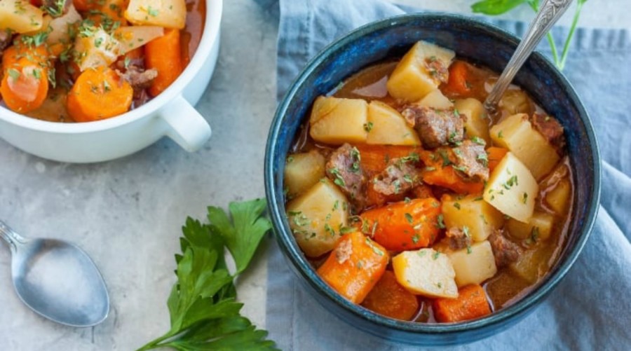Slow Cooker Ultimate Beef Stew - Dump and Go Dinner | Once A Month Meals