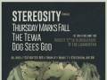 Stereosity * Thursday Marks Fall * The Tewa * Dogseesgod