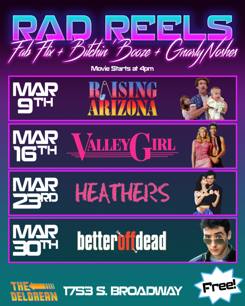 Rad Reels Calendar