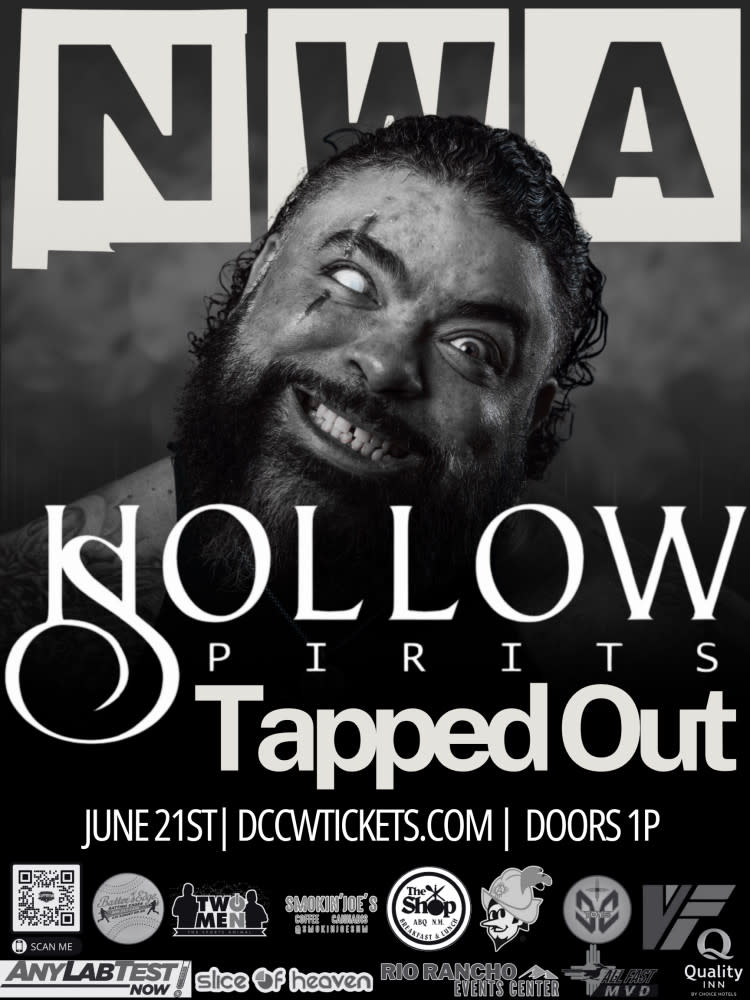 NWA New Mexico: Duke City Championship Wrestling Presents: Tapped Out Flyer