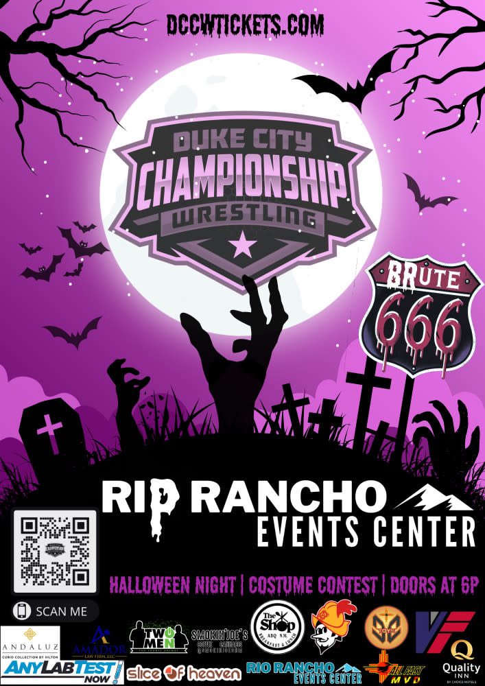 Duke City Championship Wrestling Presents: Brute 666 Flyer