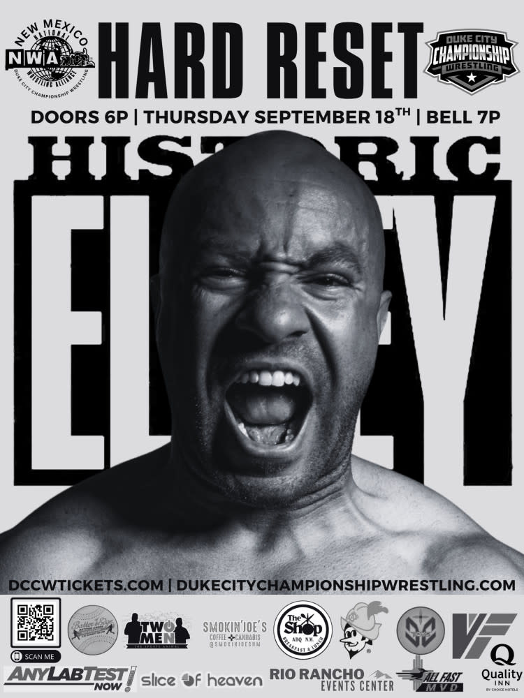 NWA New Mexico: Duke City Championship Wrestling Presents: Hard Reset Flyer