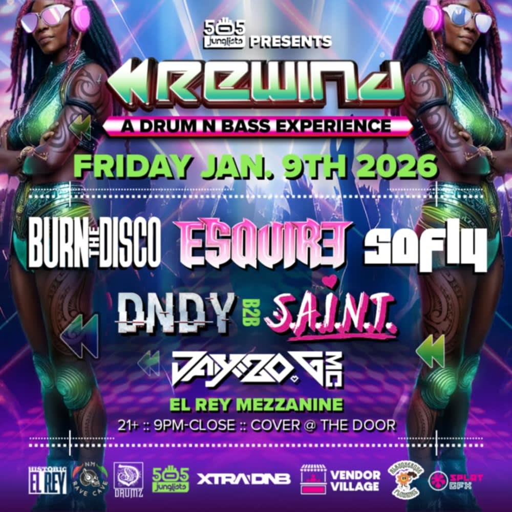 REWIND A DRUM AND BASS EXPERIENCE   Burn the Disco * Esquire * Sofly * Dndy B2B S.A.I.N.T * Jayzo G MC