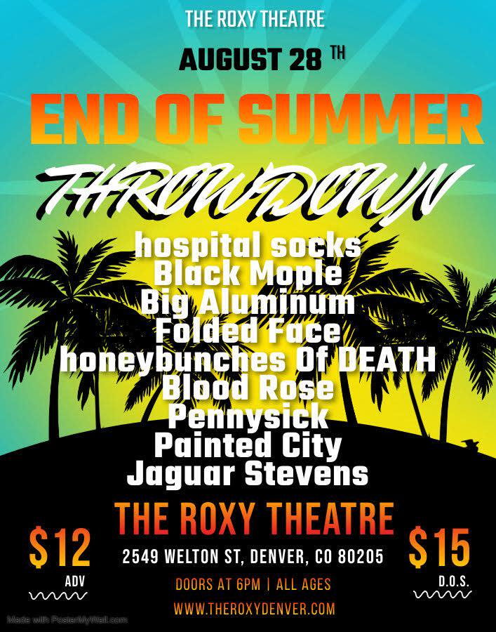 The Roxy Theatre Denver End of Summer Throwdown