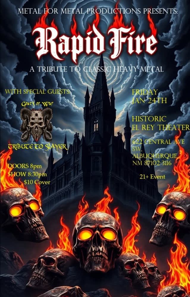 Rapid Fire" a tribute to classic heavy metal"* Gost of War "Slayer tribute"