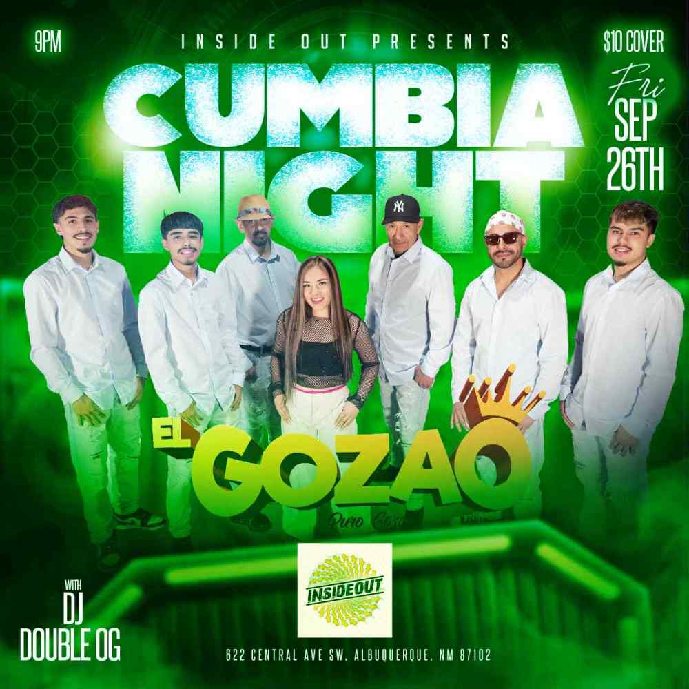 CUMBIA NIGHT  featuring  EL GOZAO * DJ DOUBLE  OG