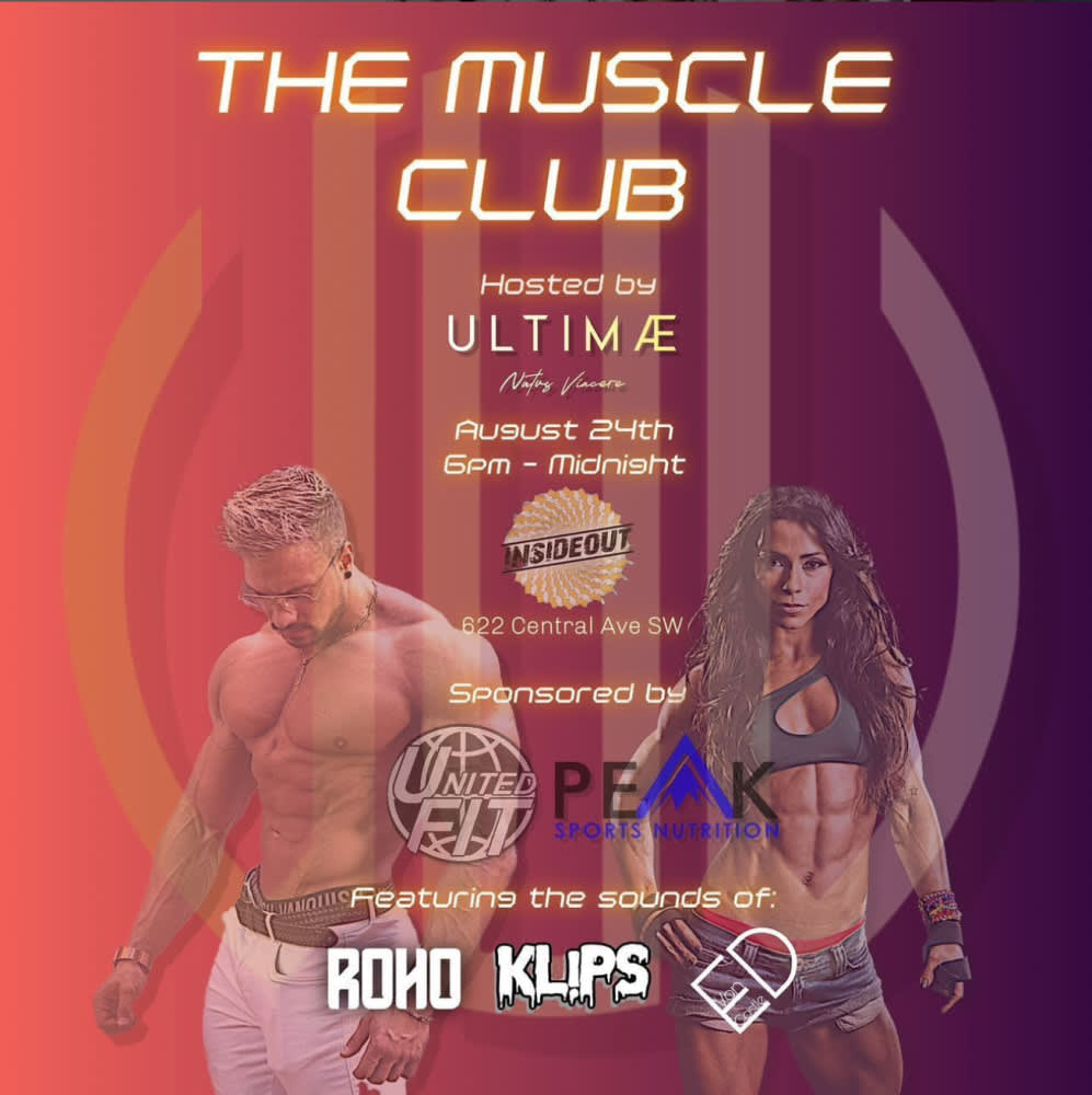 The Muscle Club | Aug 24th 2023 6:00 pm @ Insideout | Albuquerque, New  Mexico