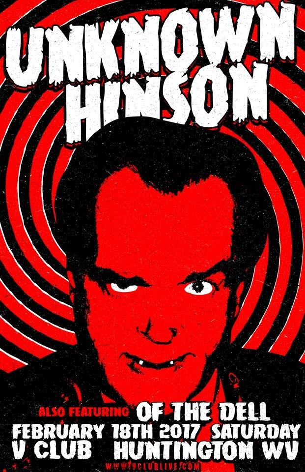 UNKNOWN HINSON Live And Undead Poster NEW