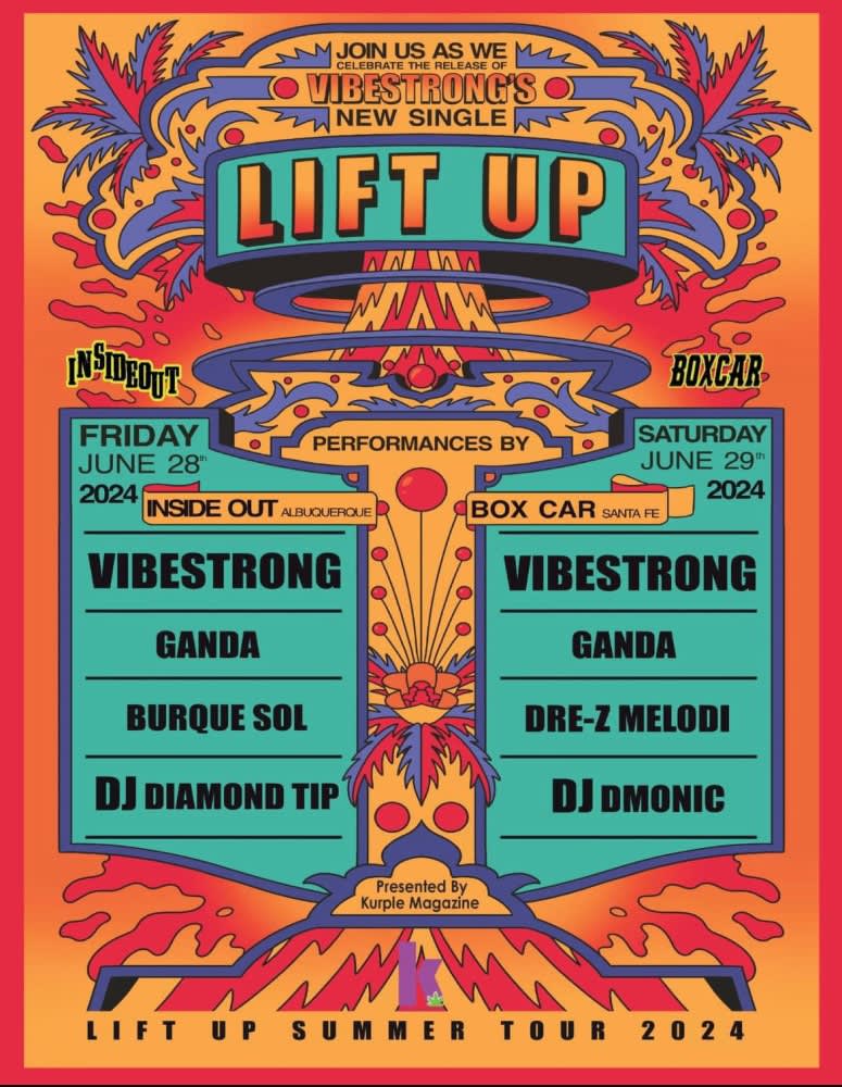 Vibestrong "Lift Up" Single Release Party Jun 28th 2024 900 pm